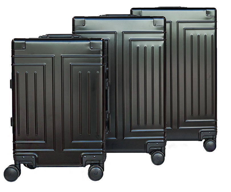 Alezar Lux Алюминиевый чемодан Черный 24